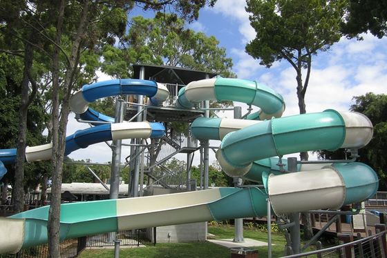 Parco all'aperto Piscine tubo di fibra di vetro scivolo d'acqua Parti attrezzature da gioco