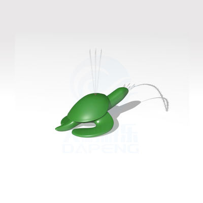 Parco acquatico Kid Splash Pad Feature Waddle Pool Sprinkler Equipment Turtle Shape Spray Toy