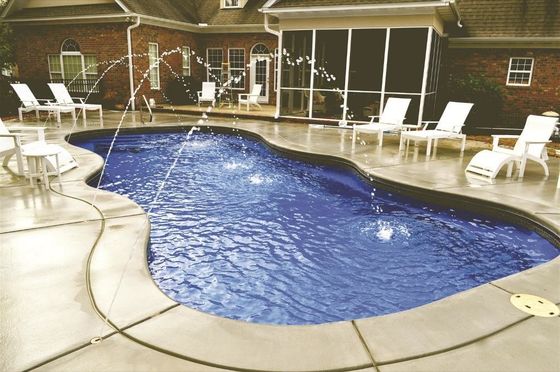 Un buon prezzo. OEM Fibra di vetro in piedi all'aperto in piscina a terra per uso domestico in linea