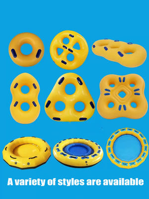 Parco tematico Aqua Slide Ring gonfiabile con maniglia per giochi d'acqua