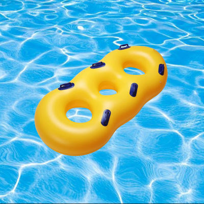 Un buon prezzo. OEM giallo PVC pesante gonfiabile anello da bagno per il parco acquatico party in linea