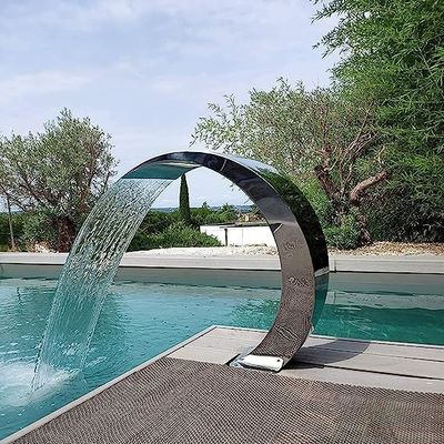Un buon prezzo. Acquisti per piscine in acciaio inossidabile SPA attrezzature per la testa Fonte di massaggio Cascata 25m3/h in linea