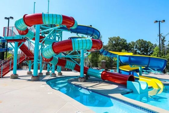 OEM Parco di divertimenti acquatici impianti piscina di terra tubo grande scivolo d'acqua