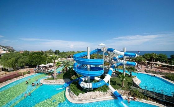 15m altezza piscina in fibra di vetro scivolo tema acquatico spruzzo attrezzature per parchi di divertimenti per bambini