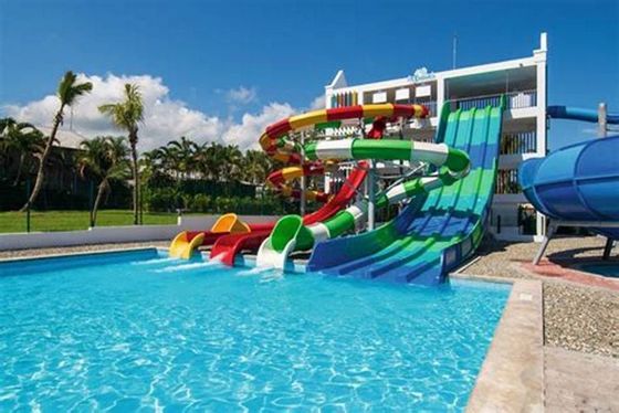 Un buon prezzo. 3 persone 18,5 kW scivolo in fibra di vetro per parco acquatico di divertimento in linea
