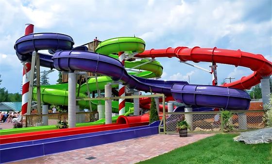 Un buon prezzo. ODM Parco di divertimenti all'aperto Passeggiate giochi d'acqua Scivoli in fibra di vetro Prezzi in linea