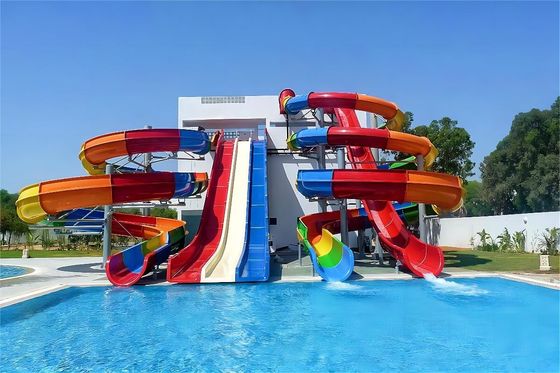 Un buon prezzo. Parco acquatico esterno in acciaio galvanizzato scivolo attrazione giochi attrezzature da gioco per bambini in linea