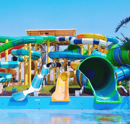 Un buon prezzo. Adulti Grandi scivoli d'acqua di fibra di vetro Parco acquatico giochi di divertimento Atleti in linea