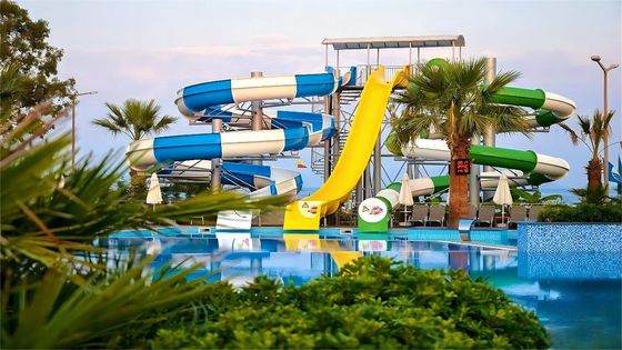 Un buon prezzo. ODM Acquista Commerciale Bambini Parco giochi Piscina d'acqua Fibra di vetro scivolo dalla Cina in linea