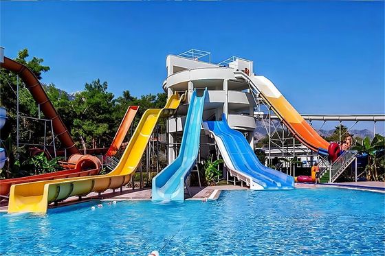 Un buon prezzo. Equipaggiamento per giochi d'acqua ODM Scivolo in fibra di vetro per piscina in linea