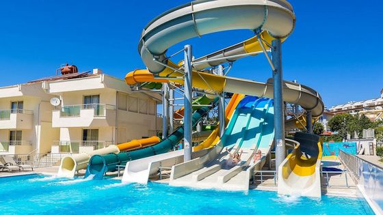 ODM Parco giochi commerciale all'aperto Piscina scivolo in fibra di vetro per adulti