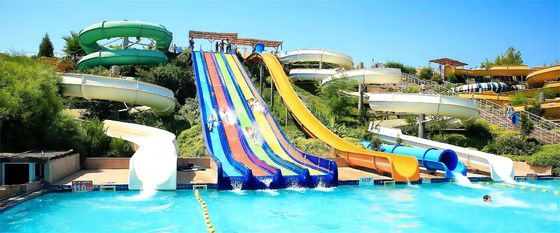 ODM Parco giochi commerciale all'aperto Piscina scivolo in fibra di vetro per adulti