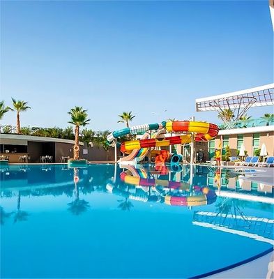 Acqua all'aperto Acqua bambini Parco design piscina bambini scivoli in fibra di vetro