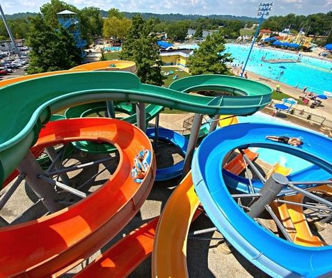 Un buon prezzo. Kids Aqua Parco Acquatico Design Rides Tube Fiberglass Slide per giochi all'aria aperta in linea