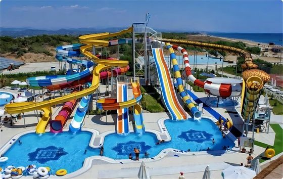 Un buon prezzo. Parco tematico commerciale Acqua Acqua Piscina Gite scivolo in fibra di vetro in linea