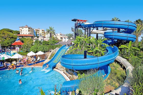 Parco di divertimenti per bambini attrezzature piscina scivolo in fibra di vetro