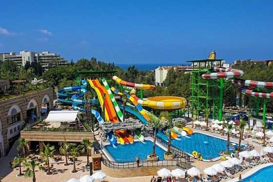 Parco di divertimenti all'aperto Pista di nuoto Piscina scivolo in fibra di vetro