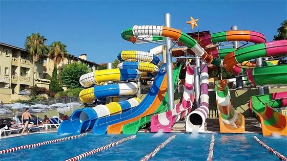 Un buon prezzo. OEM Parco tematico acquatico Passeggiate di divertimento Bambini scivolo in fibra di vetro in linea