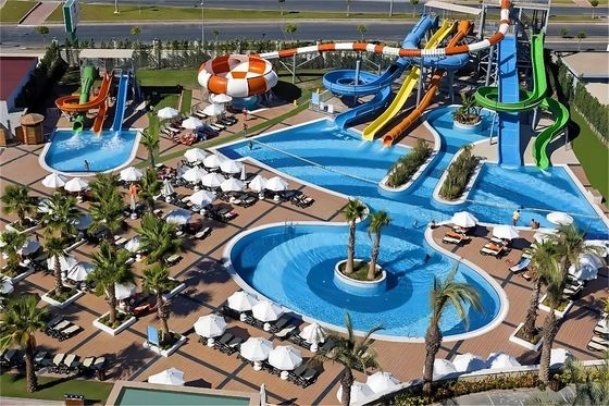 Un buon prezzo. Parco acquatico Attività estive Atletismo Piscina Scivolo in fibra di vetro in linea