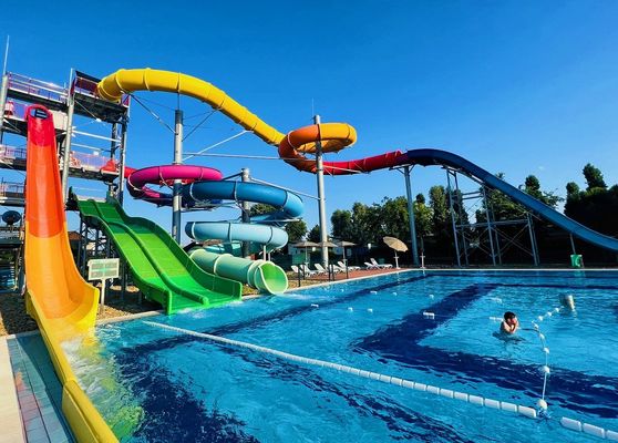 Piscine di parco acquatico scivolo d'acqua in fibra di vetro personalizzato
