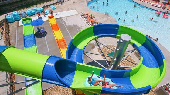 Giochi per bambini all'aperto Parco di intrattenimento Piscina acquatica Scivolo in fibra di vetro