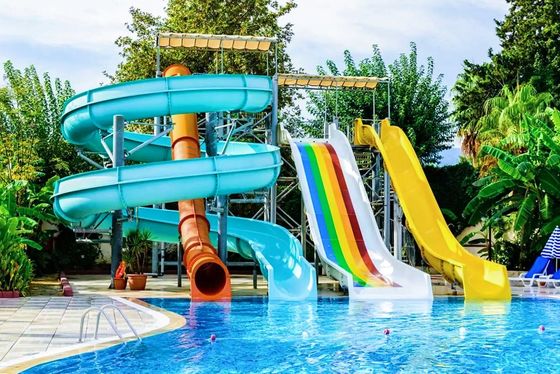 Un buon prezzo. Parco acquatico all'aperto Bambini Piscina attrezzature giochi d'acqua scivolo giocattolo d'acqua in linea