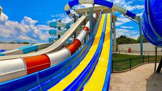 Un buon prezzo. Parco tematico di divertimento di acqua Giochi d'acqua per bambini Scivolo in fibra di vetro in linea