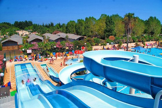 Un buon prezzo. Parco acquatico attrezzature di divertimento giochi d'acqua scivolo in fibra di vetro per bambini in linea