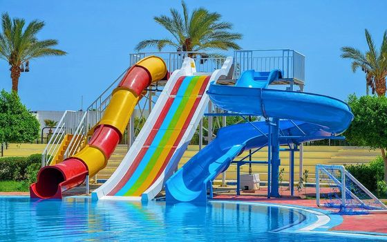 Un buon prezzo. Parco acquatico Aqua Play Slide acquatico in fibra di vetro professionale in linea