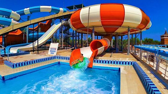 Un buon prezzo. Parco acquatico Piscina di fibra di vetro Aqua Spiral Tube Slide in linea