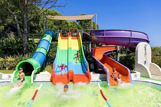 Un buon prezzo. Tasso di flusso dell'acqua attrezzature e accessori per piscina con scivolo di parco acquatico in fibra di vetro galvanizzato a caldo in linea