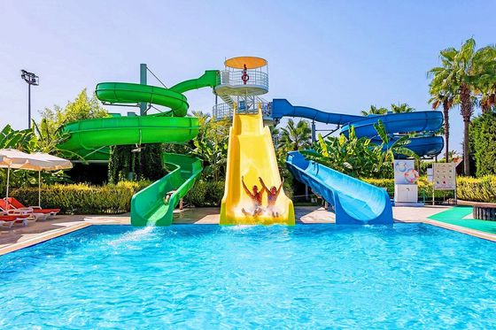 Parco acquatico giochi divertimenti acquatici bambini attrezzature di gioco fibra di vetro Slide Set