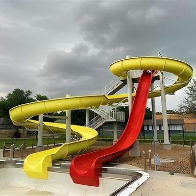 Bambini Attrazioni acquatiche Giochi Parco attrezzature di progettazione Parco giochi Casa piscina scivoli