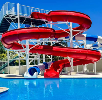 Piscine per adulti Parco tematico acquatico Cavalieri, scivoli in fibra di vetro piscina Combo Per Resort, Hotel E Parco acquatico