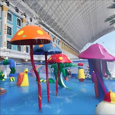 Un buon prezzo. Piccole fontane a fungo in vetroresina per macchine da divertimento per bambini in linea