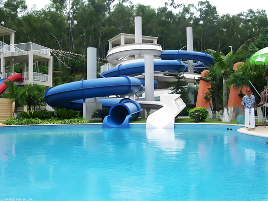 Un buon prezzo. Hot Sale Fiberglass Slide Water Park Swimming Pool Amusement Machine Equipment Water Slide Manufacturer in linea