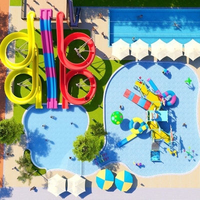 Un buon prezzo. Custom Fiberglass Water Slide for Resorts and Water Parks in linea