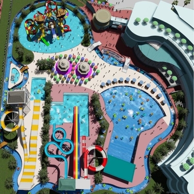 Un buon prezzo. Scivolo da parco acquatico in fibra di vetro per bambini e adulti in linea