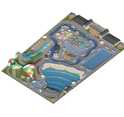 Un buon prezzo. 20000 SQM Aqua Park Design Master Plan Custom Water Theme Park Design for Resorts in linea