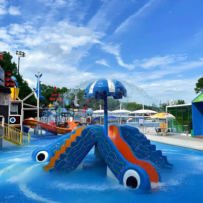 Un buon prezzo. Water Play Skits Fountain Commercial Water Park Children'S Pool Fiberglass Metal Construction Galvanized Steel With 1-Year Warranty in linea