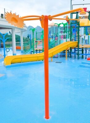 Un buon prezzo. Lo spruzzo d'acqua di girasole in acciaio inossidabile presenta una forma irregolare per il paraspruzzi del parco acquatico e la piscina per bambini in linea