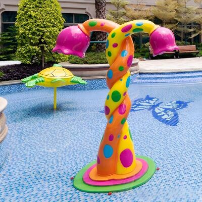 qualità Fibra di vetro Pad Acqua Splash caratteristica per i bambini piscina Parco acquatico Hotel Resort tematico Fabbrica