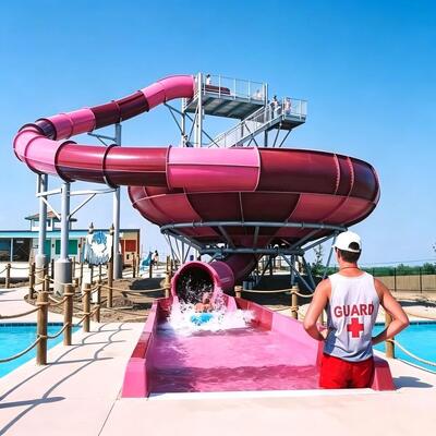 qualità Space Bowl Parco di divertimenti scivolo d'acqua Per piscina Custom FRP 610mm spessore produttore Fabbrica