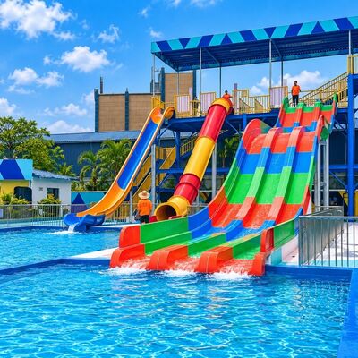 qualità Parchi acquatici in fibra di vetro per adulti e bambini Fabbrica