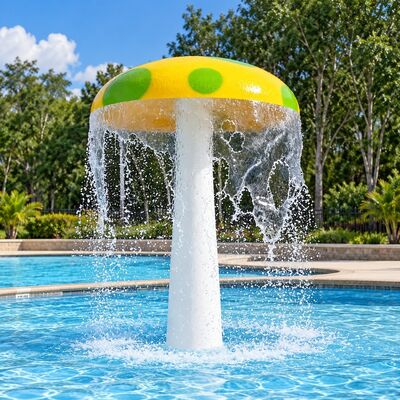 Un buon prezzo. Funghi Acqua Splash Pad Acqua Spray Caratteristica Materiale personalizzato per piscina per bambini Con 1 anno di garanzia online