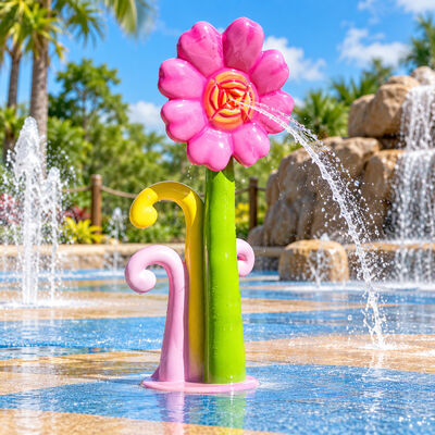Un buon prezzo. Spruzzatore d'acqua a forma di fiore per giochi d'acqua in piscina per bambini con disegni online