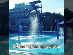 Stainless Steel And Brass Arch Jet Tunnel, attrezzature per il gioco in piscina