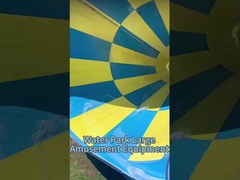 Resistente ai raggi UV 14m Water Park Slide Commercial Splash Bowl And Tornado Slide