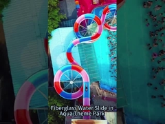 Attrezzature per giochi per bambini, Piscina Giochi acquatici in fibra di vetro Ride Kids Water Slide