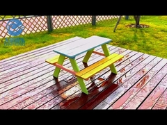 Bambini non tossici multicolori di Seat degli accessori della piscina i 4 fanno un picnic insieme del banco della Tabella